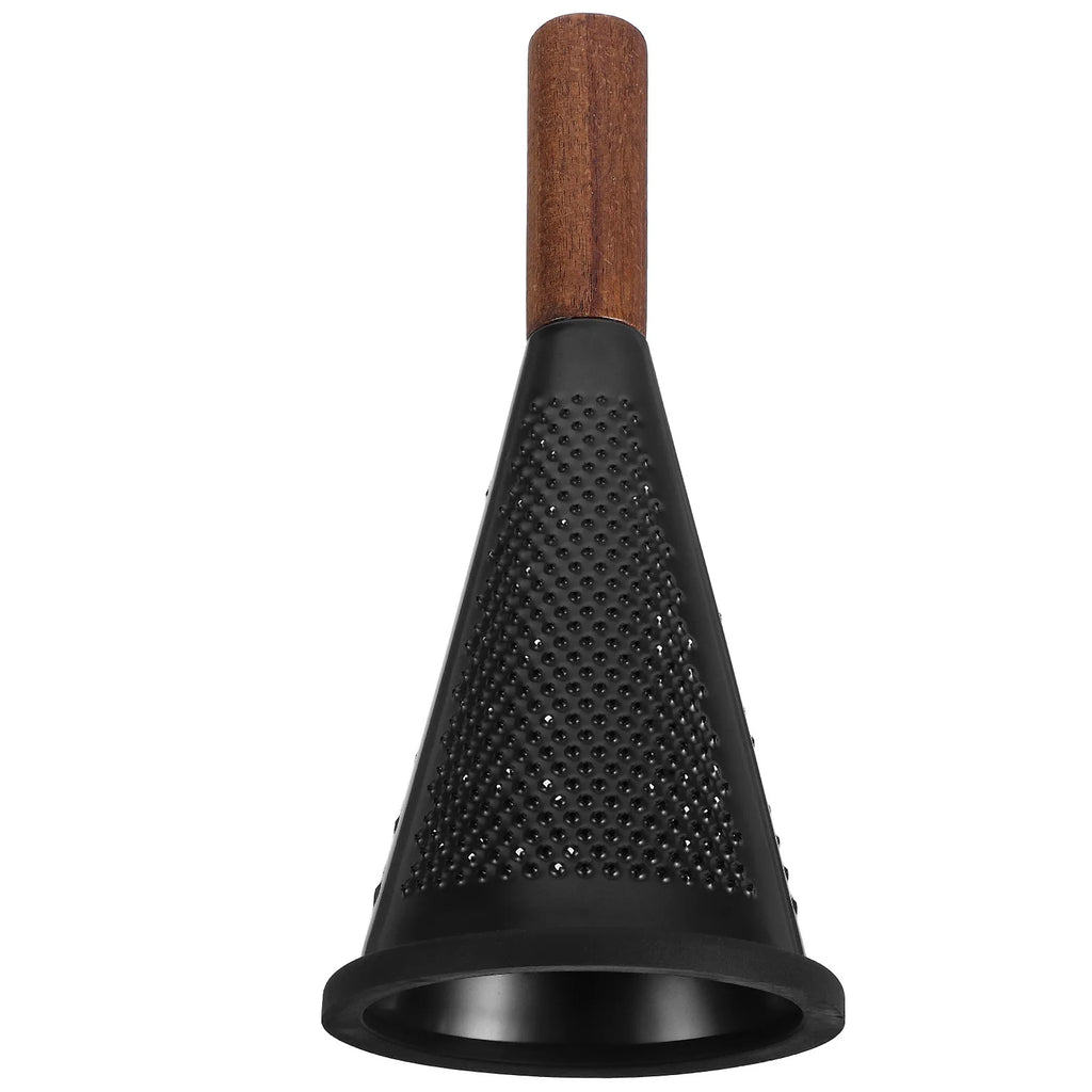 Stainless Steel Cone Grater with Wood Handle