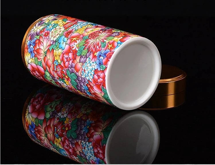 Ceramic Tea Canister & Storage Jar with Lid | Sealed | Multiple Colours