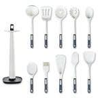 Silicone Kitchen Utensil Set with ABS Handle – Heat Resistant, Non-Stick Safe, Eco-Friendly, Great for Cooking, Baking, and Everyday Kitchen Use