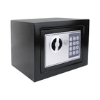 4.6L Electonic Safe Box with Keypad and 2 Keys, Wall Mounted Safe with Prodrilled Holes, Security Safe Box for Home Hotel Use