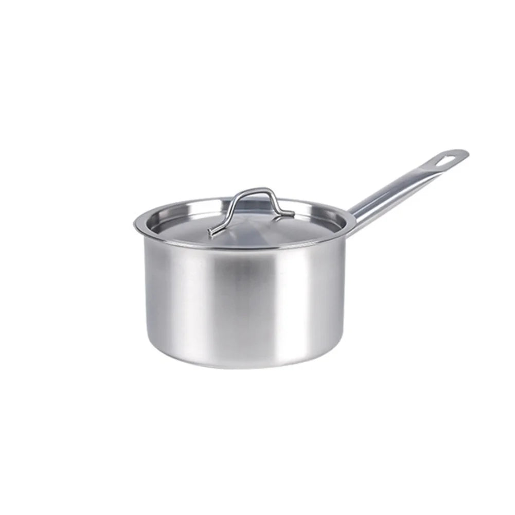 Stainless Steel Saucepan with Lid - Available sizes: 16cm, 18cm, 20cm, 22cm, 24cm