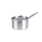 Stainless Steel Saucepan with Lid - Available sizes: 16cm, 18cm, 20cm, 22cm, 24cm