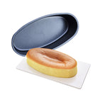 Oval Non-Stick Aluminium Baking Pan | Bread Loaf & Cheesecake Tin | 23x11x5.5cm | 2 Colours