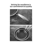 304 Stainless Steel Honeycomb Skillet