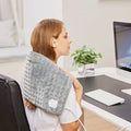 Grey Soft Fleece Heated Body Pad