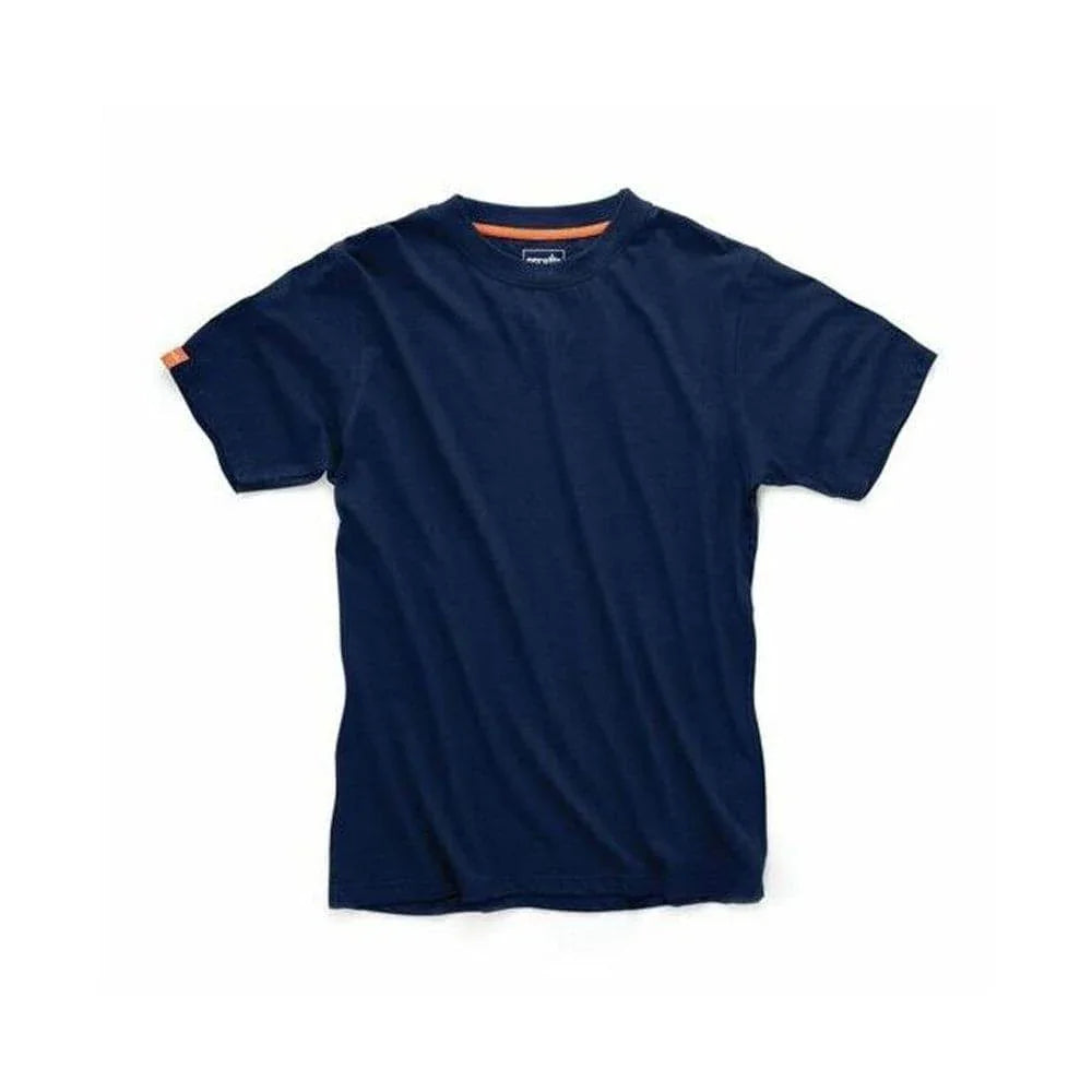 Scruffs Eco Worker Cotton Work T-Shirt Navy