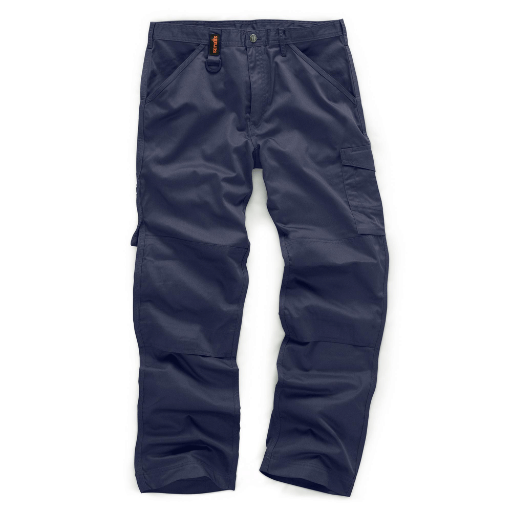 Scruffs Worker Trouser Work Cordura Holster Pants Knee Pad Various Colours Blue