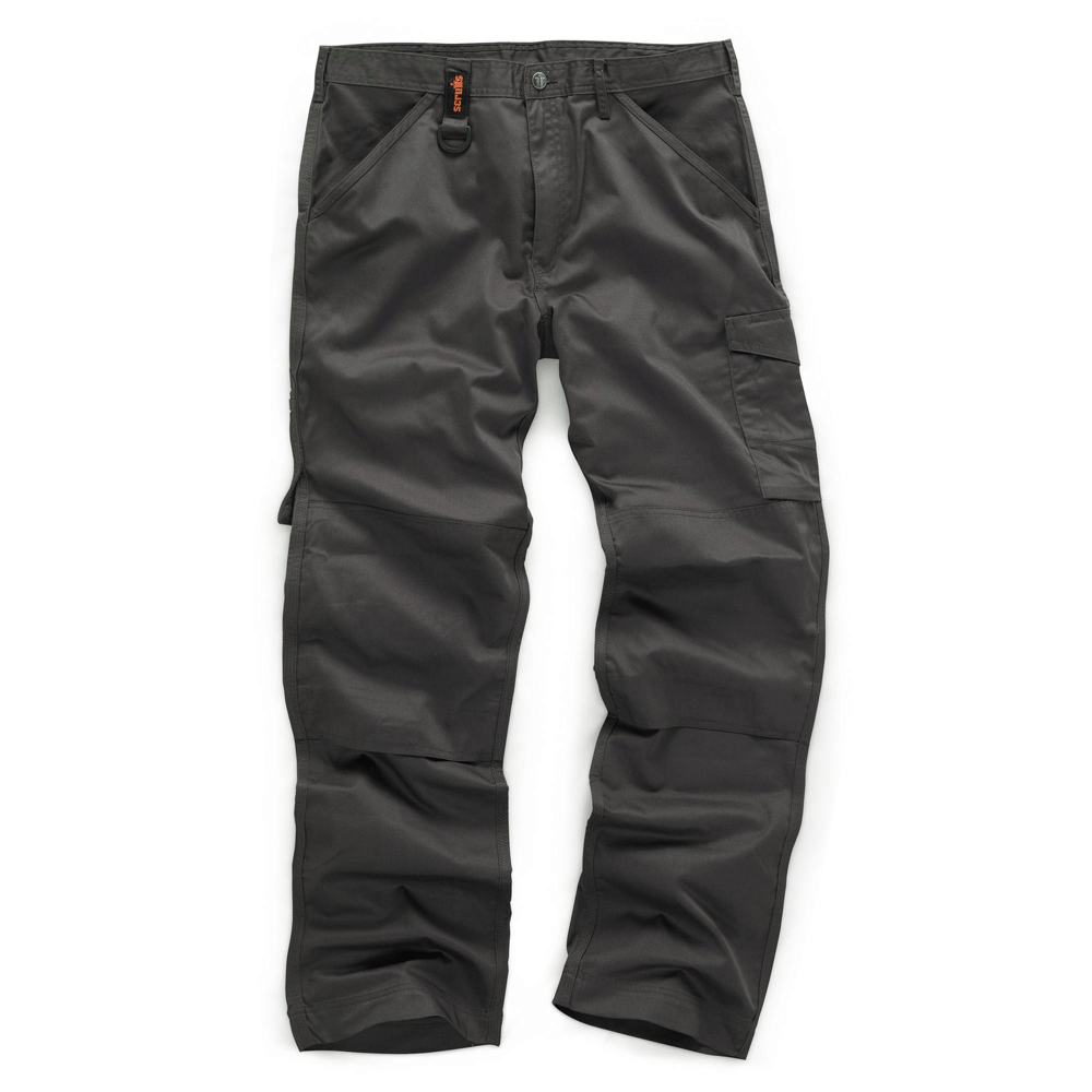 Scruffs Worker Trouser Work Cordura Holster Pants Knee Pad Various Colours Graphite