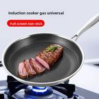 304 Stainless Steel Honeycomb Skillet