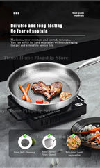 Titanium Coated Stainless Steel Skillet