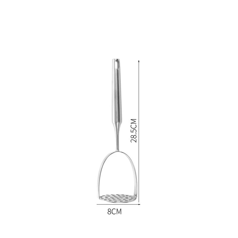 Stainless Steel Kitchen Utensils Set – Long 304 Stainless Steel Cooking Utensil Set, Includes Ladle, Whisk, Tongs, Spatula, Skimmer, Turner, Pasta Server & More, Heat-Resistant & Dishwasher Safe, Available in 3 Sizes