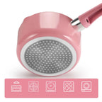 Non-Stick Aluminium Saucepan with Lid – Induction & Gas Compatible, Available in 1.4L & 2.2L