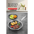 304 Stainless Steel Honeycomb Skillet
