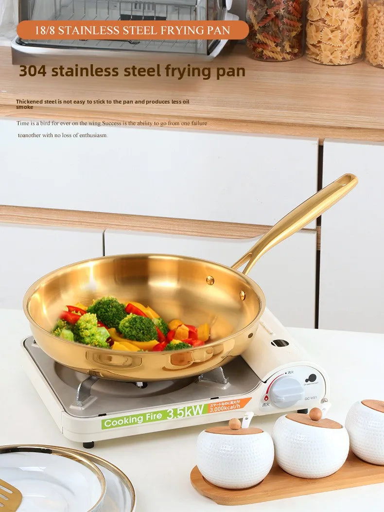 304 Stainless Steel Skillet 28cm