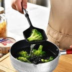 Stainless Steel Handle Silicone Kitchen Utensil Set – Cooking Utensils for Non-Stick Cookware – Spatula, Ladle, Turner & More – Available in Multiple Sets (5 Pieces / 6 Pieces)