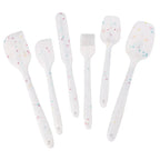 6-Piece Silicone Spatula Set – Food-Grade, Heat Resistant , Non-Scratch, Dishwasher Safe, Great for Baking, Cooking, and Everyday Kitchen Use