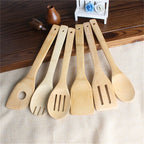 Bamboo Kitchen Utensil Set — 6 Piece