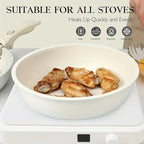 Non-Stick Cookware Set with Detachable Handles