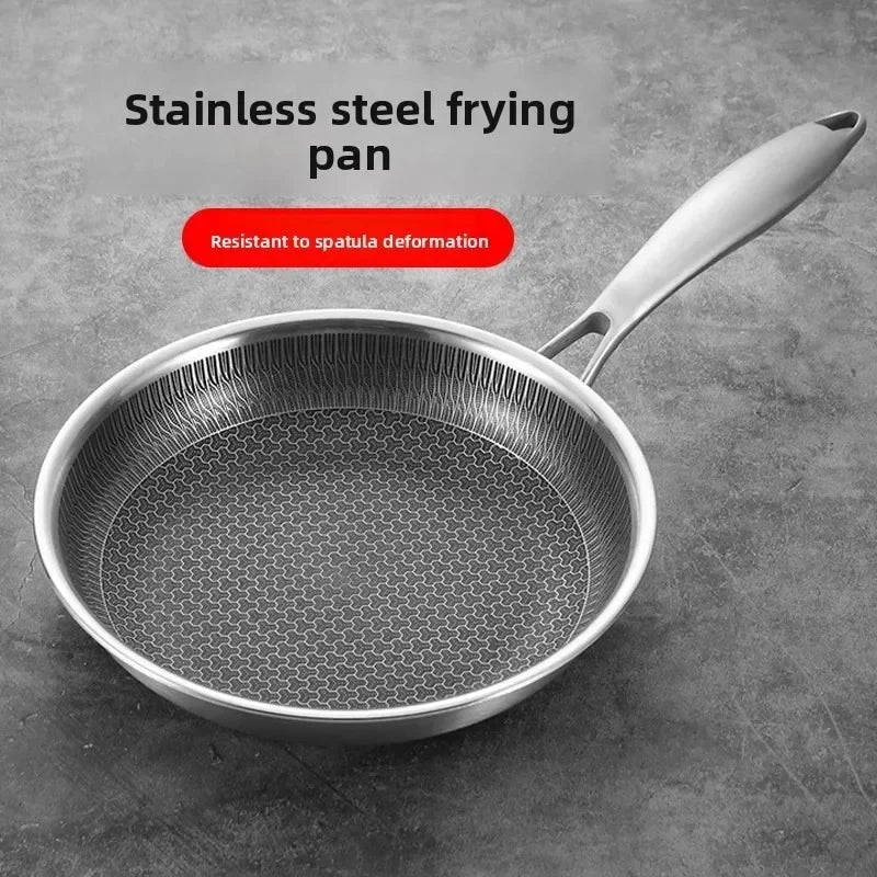 304 Stainless Steel Honeycomb Skillet