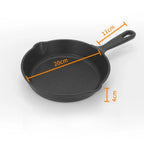 Pre-Seasoned Round Cast Iron Skillet