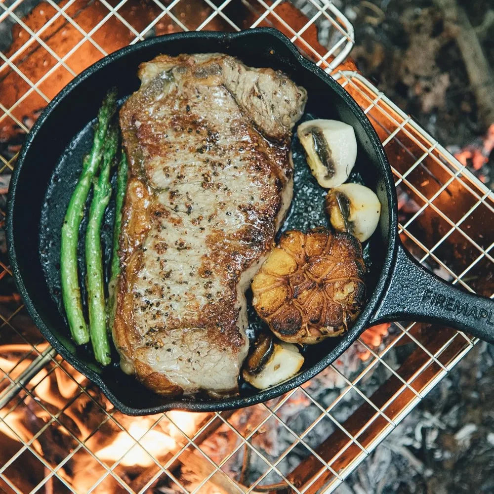 Pre-Seasoned Round Cast Iron Skillet
