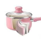 Non-Stick Aluminium Saucepan with Lid – Induction & Gas Compatible, Available in 1.4L & 2.2L