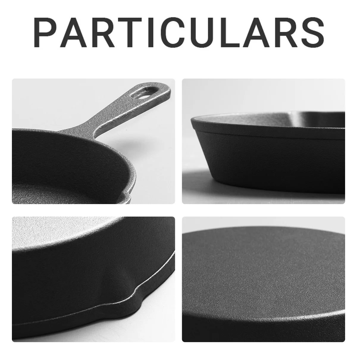 Cast Iron Pan Set – 3 Piece Non-Stick