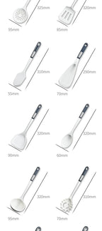 Silicone Kitchen Utensil Set with ABS Handle – Heat Resistant, Non-Stick Safe, Eco-Friendly, Great for Cooking, Baking, and Everyday Kitchen Use