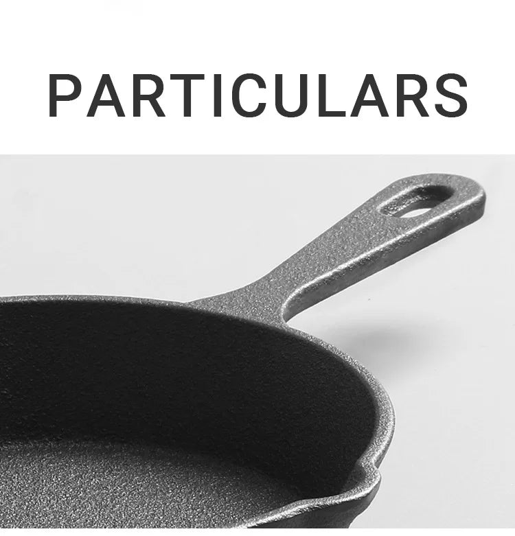 pre-seasoned cast iron skillet