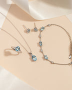 Mini Set 2 - Blue Topaz Jewellery Set in Sterling Silver