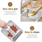 Stainless Steel Tamagoyaki Japanese Omelette Pan