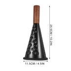 Stainless Steel Cone Grater with Wood Handle