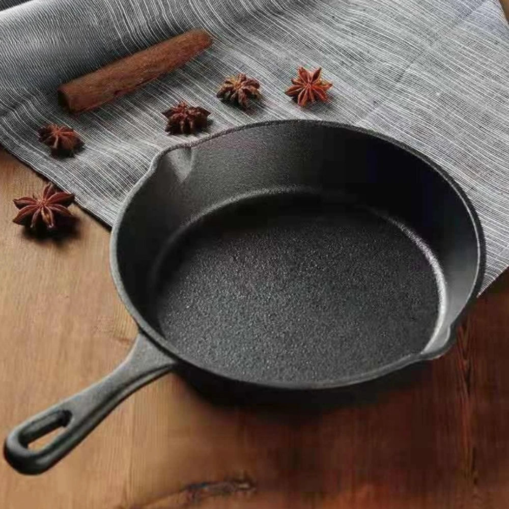 Pre-Seasoned Round Cast Iron Skillet