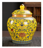 Ceramic Storage Pot & Tea Jar with Lid | Large Capacity | 5 Designs