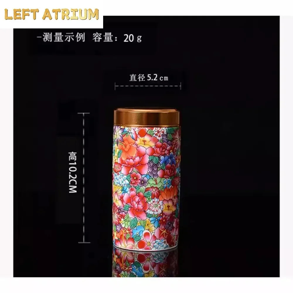 Ceramic Tea Canister & Storage Jar with Lid | Sealed | Multiple Colours
