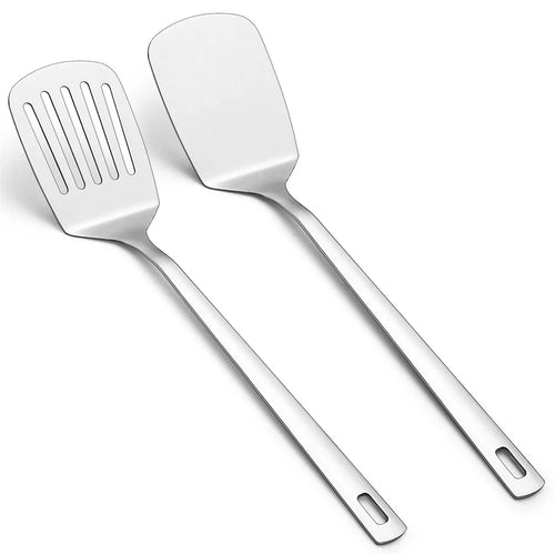 2-Pack Stainless Steel Spatula Set 2pcs