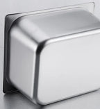 304 Stainless Steel Gastronorm GN Food Pans with Lids – 1/9, 1/6, 1/4, 1/3 & 1/2 Sizes for Buffet, Chafing & Catering