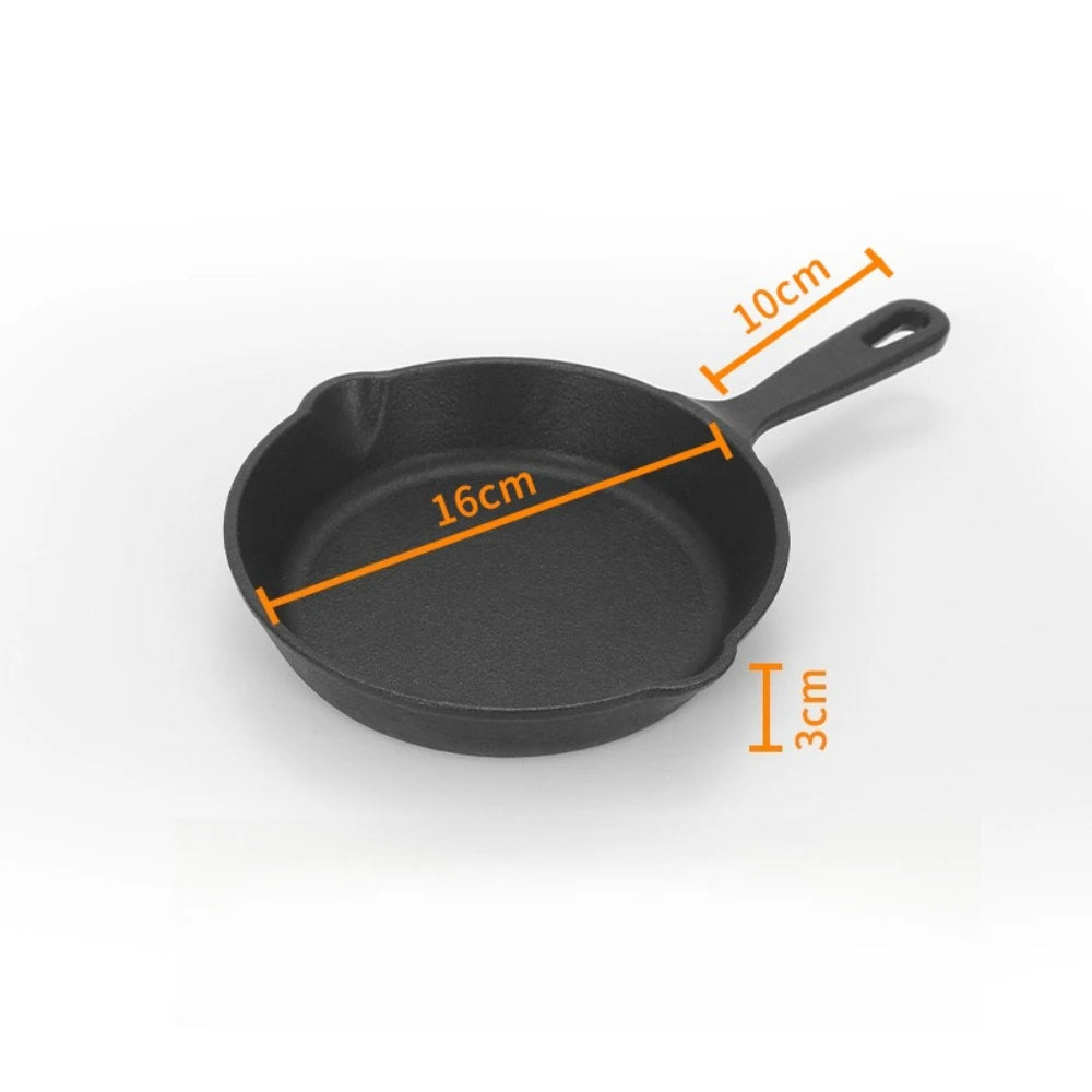 Pre-Seasoned Round Cast Iron Skillet