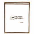 Single Brown Menu Cover 216mm x 279mm Default Title