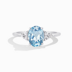 Sky Blue Topaz Ring in Sterling Silver