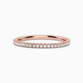 Thin Full Eternity Ring (1.2 mm) in Rose Gold