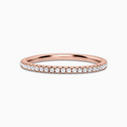 Thin Full Eternity Ring (1.2 mm) in Rose Gold
