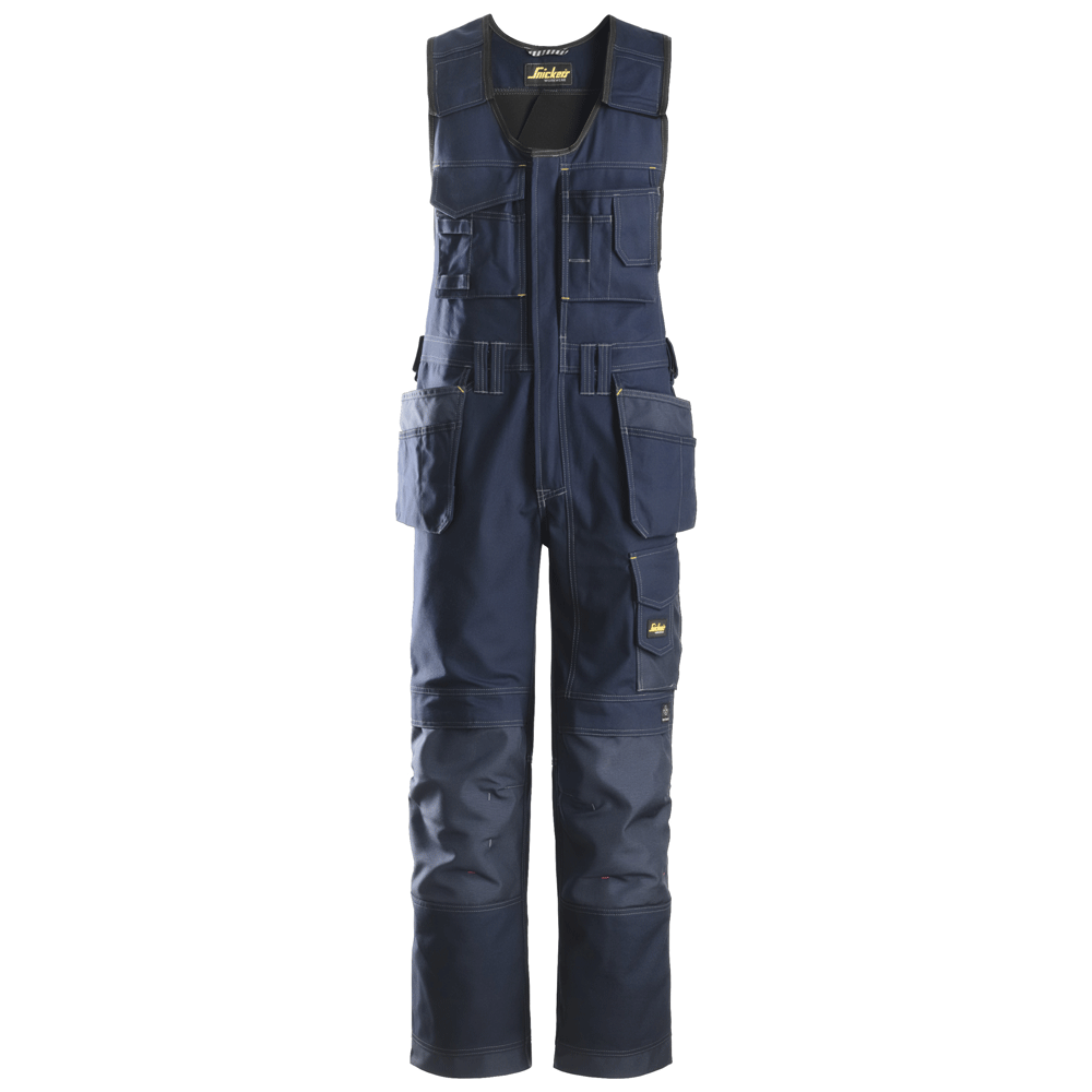 Snickers 0214 Craftsmen One-Piece Holster Pocket Trousers, Canvas+ Various Colours Navy Blue
