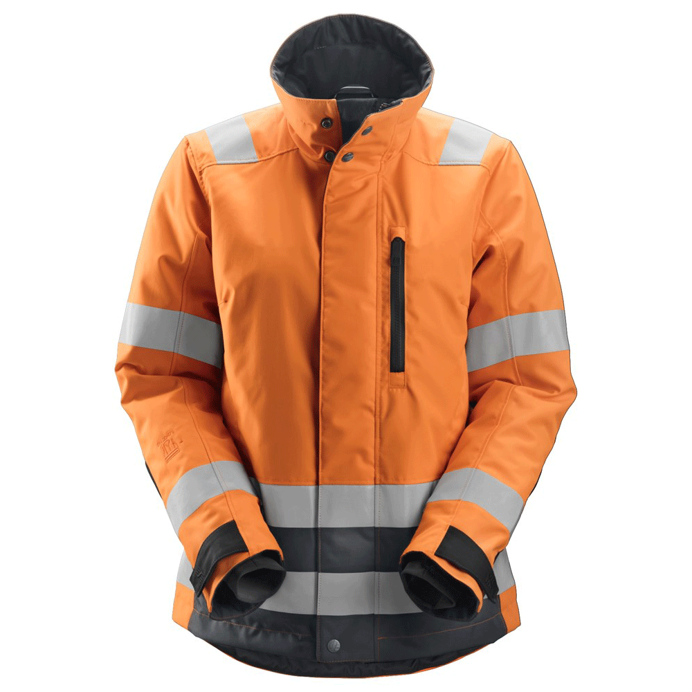 Snickers 1137 AllroundWork, Women’s Hi-Vis 37.5® Insulated Jacket Class 2/3 Various Colours Orange Hi-Vis