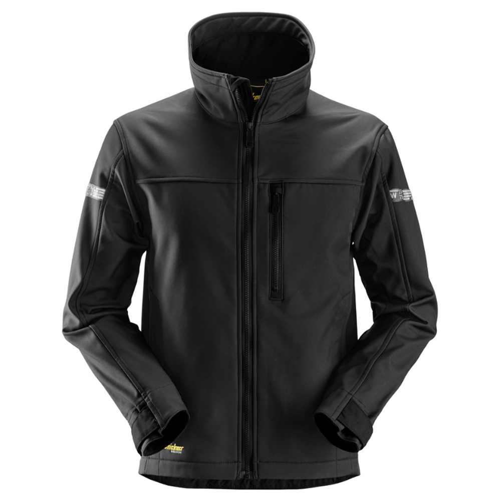 Snickers 1200 AllroundWork Softshell Jacket Various Colours Black