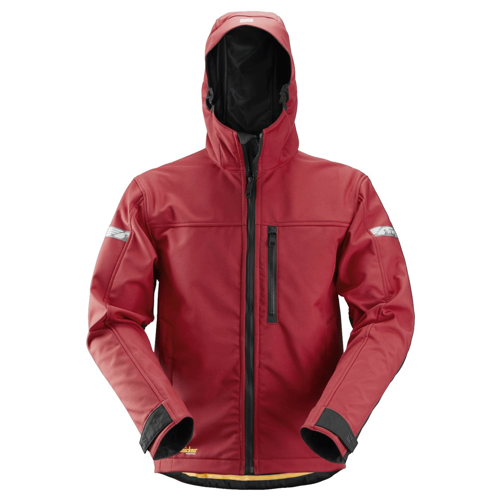 Snickers 1229 AllroundWork Softshell Jacket Various Colours Chilli Red