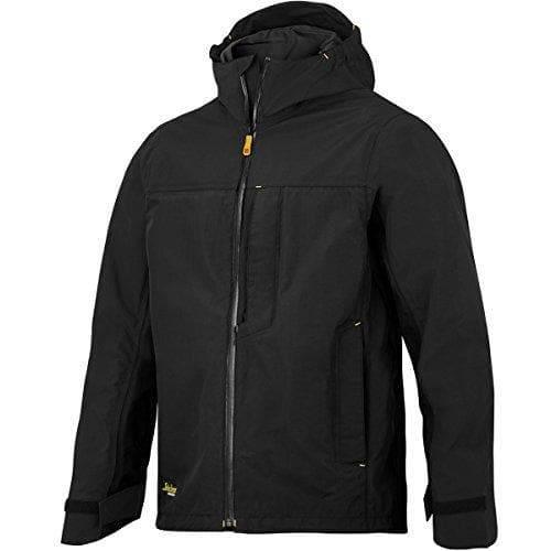 Snickers 1303 AllroundWork Waterproof Shell Jacket Various Colours Black
