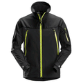 Snickers 1940 FlexiWork, Full Stretch Jacket Various Colours Black Neon Yellow