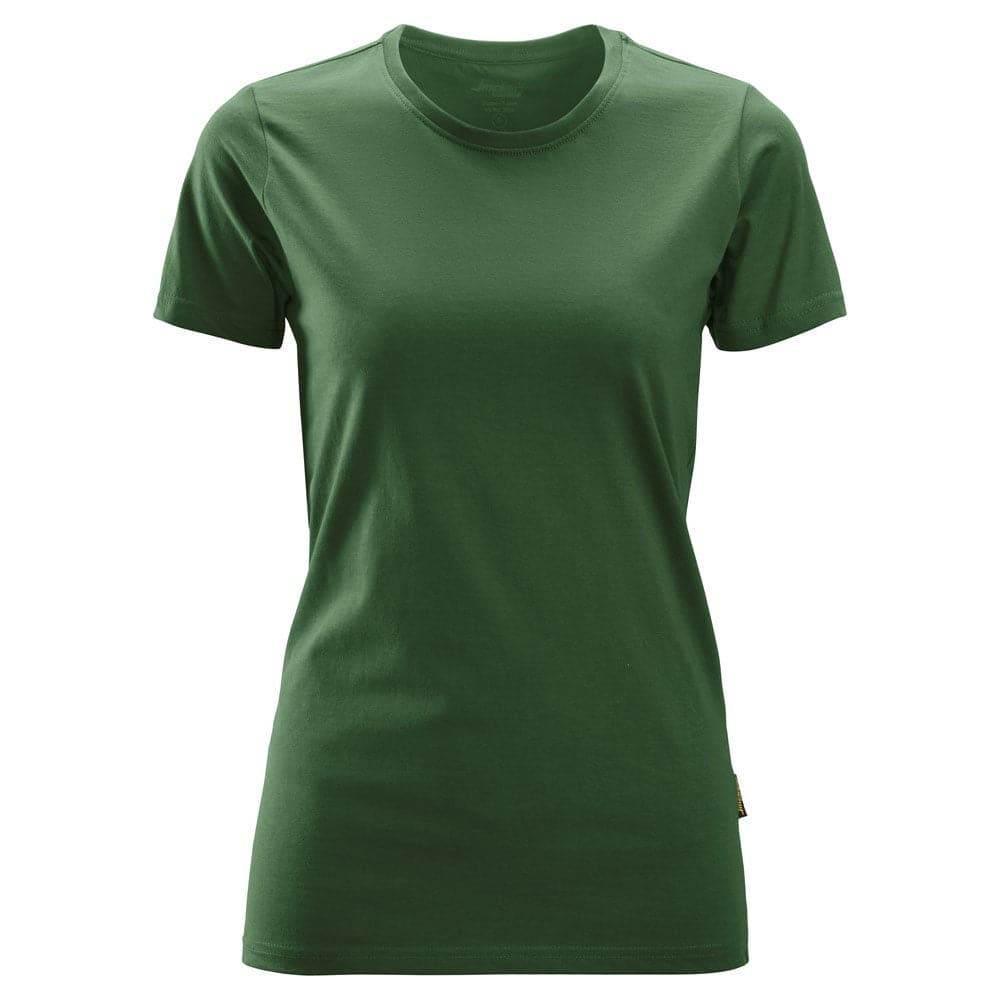 Snickers 2516 Womens Ladies Work T-Shirt Various Colours Green