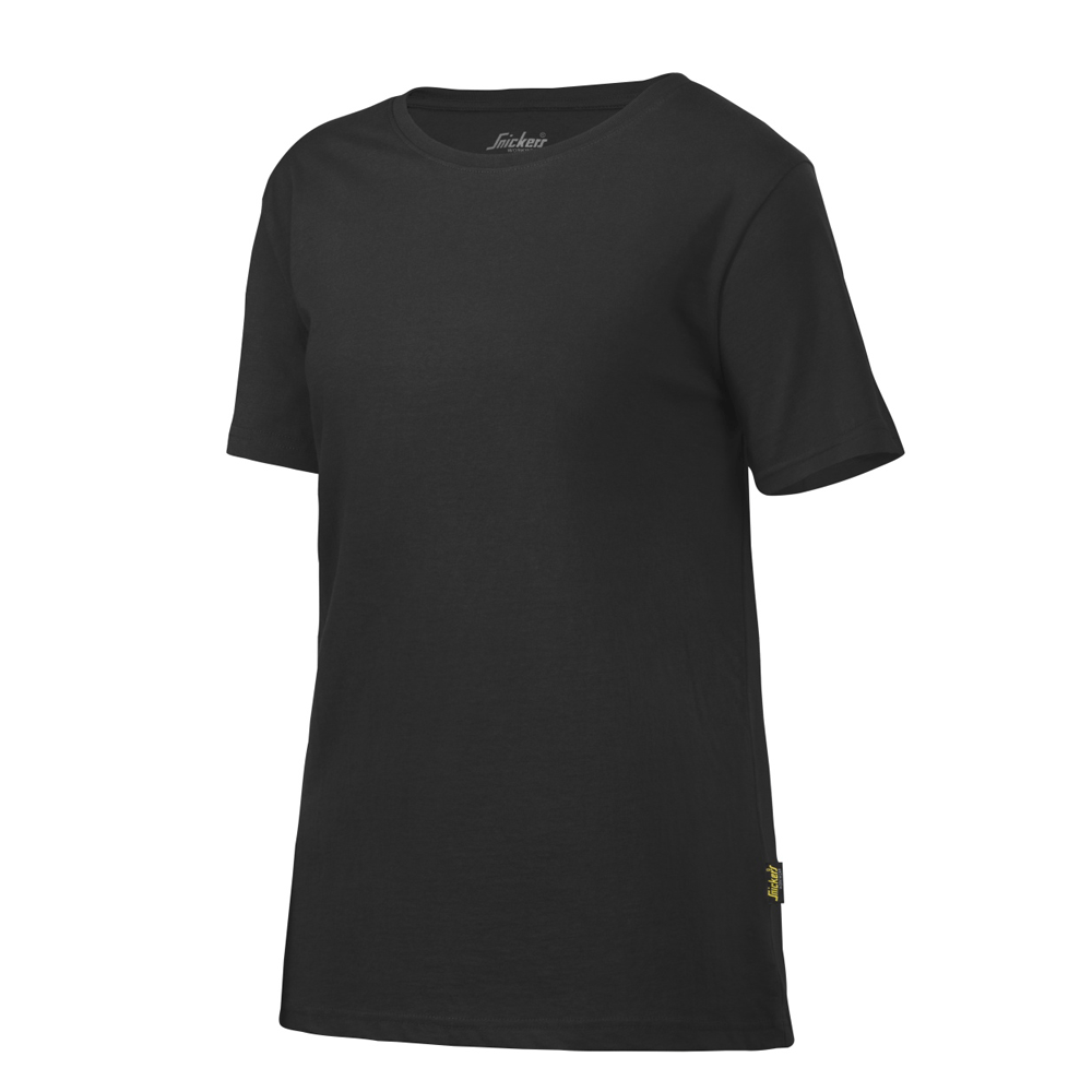 Snickers 2516 Womens Ladies Work T-Shirt Various Colours Black